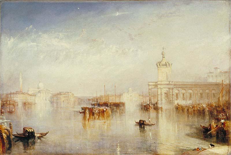 Joseph Mallord William Turner The Dogano, San Giorgio, Citella, from the Steps of the Europa France oil painting art